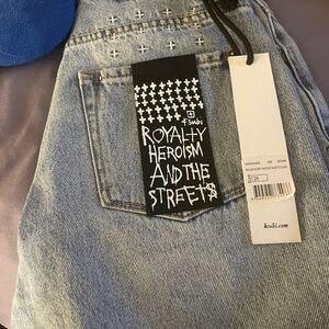 Ksubi Blue Jeans with Unique Pocket Design